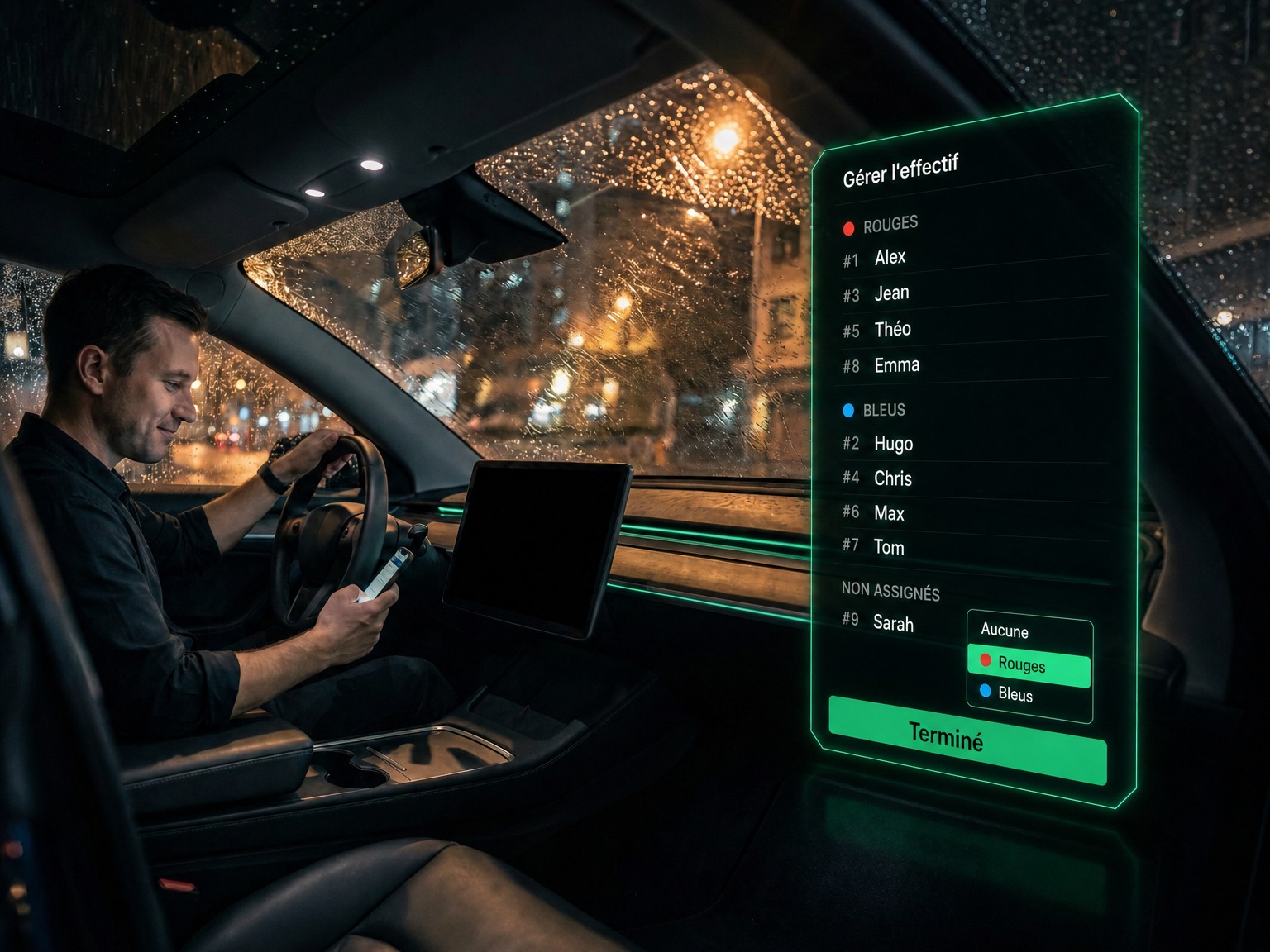 Une appli pour les organisateurs d'équipes amateurs : le groupe de l'équipe sur le téléphone, dans la voiture avant le match, rien à installer